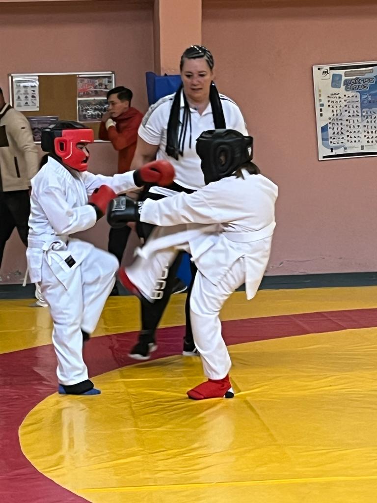 La boxe pieds poings pour les enfants du club à Tarbes