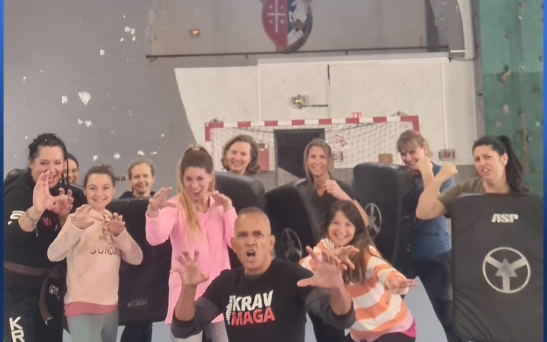 Initiation au Krav Maga pour les épouses du 1er RHP à Tarbes